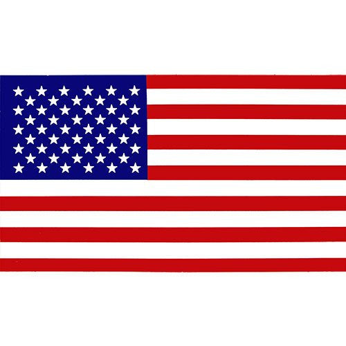American Flag Full Color Printed Decal