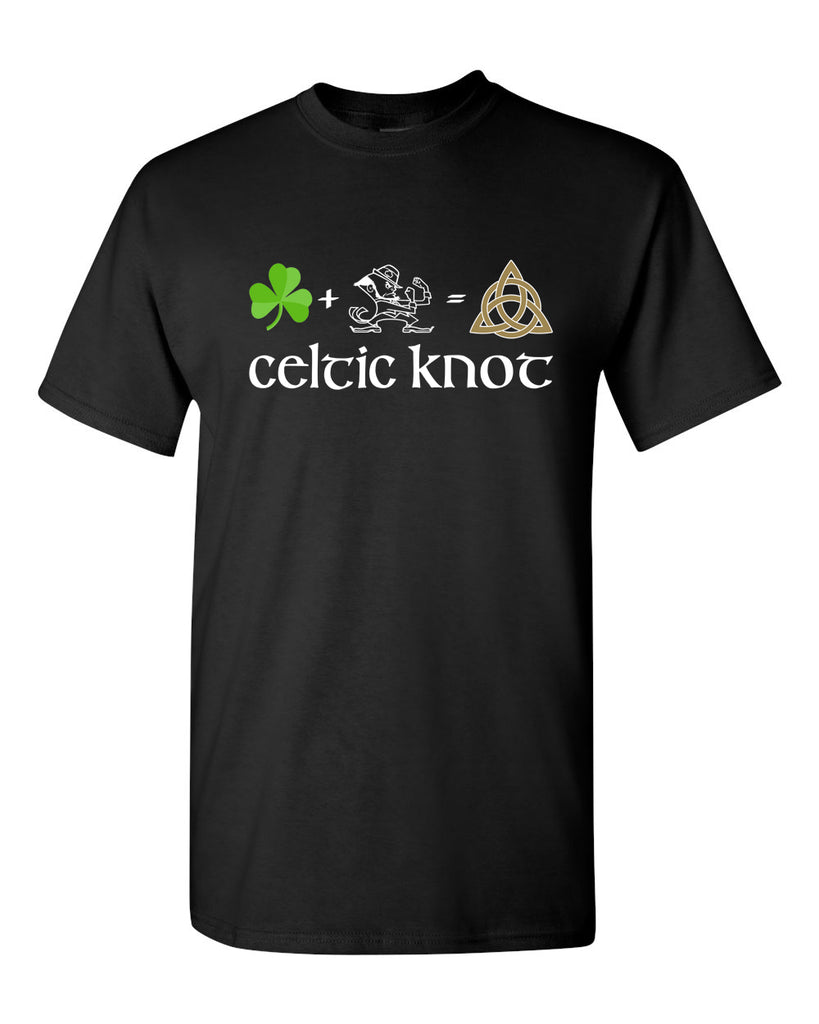 Celtic Knot Black JERZEES - Dri-Power® 50/50 T-Shirt - 29MR w/ Full Color 323 Design on Front