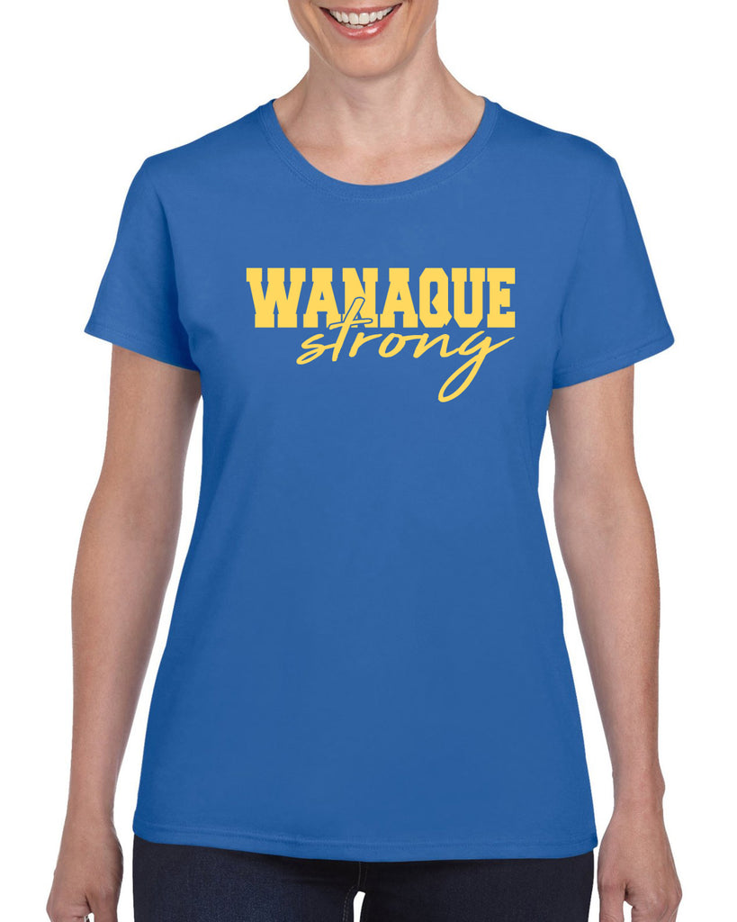 wanaque strong graphic design shirt