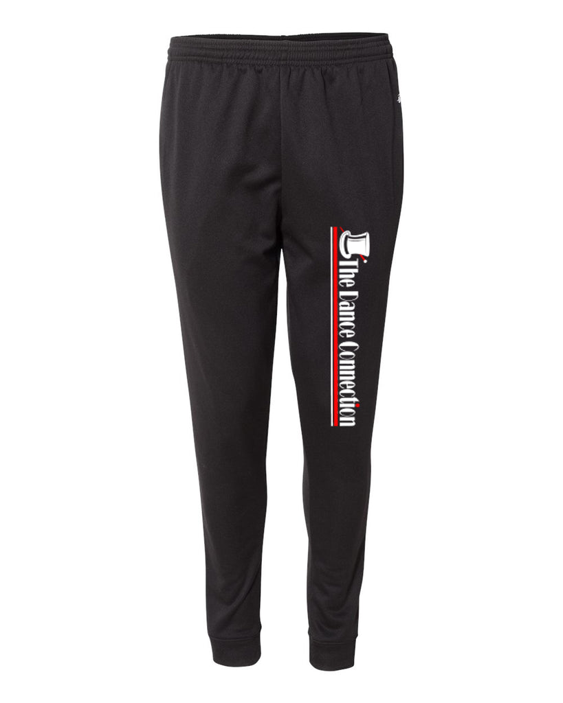 TDC - Black Badger - Athletic Fleece Joggers - 2215 w/ TDC Top Hat Logo down Left Leg.