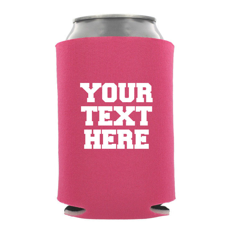 premium foam can cooler-sd-blank-tcc-115b pink