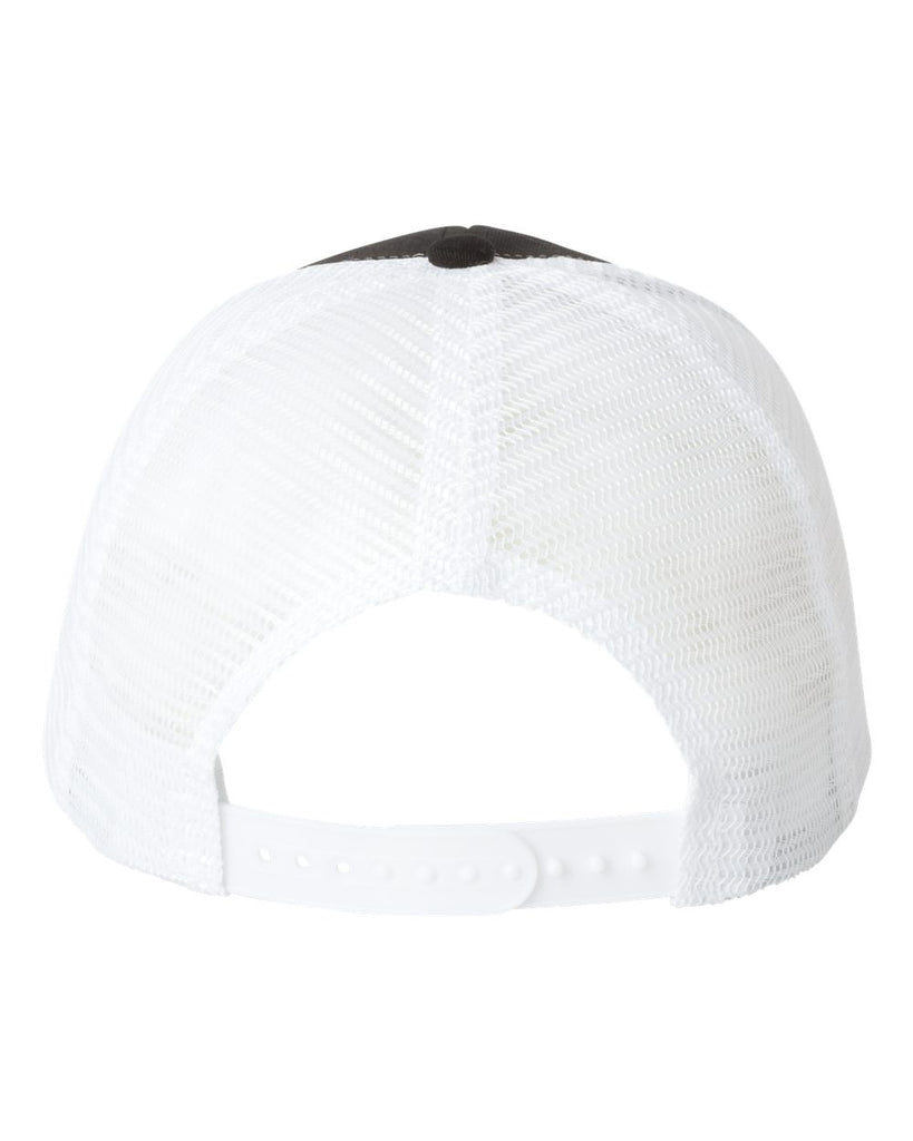 Lakeland Fencing Red & White Mesh-Back Trucker Cap - VC400 with White Embroidery
