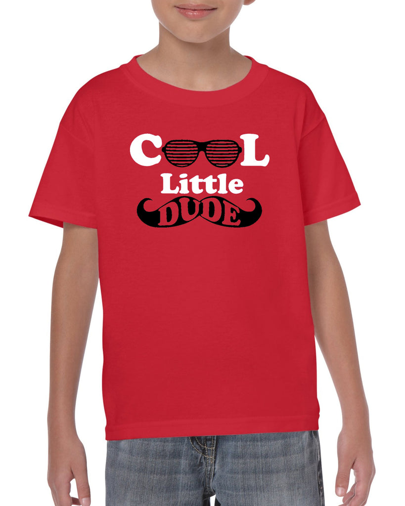 cool little dude v1 graphic transfer design shirt