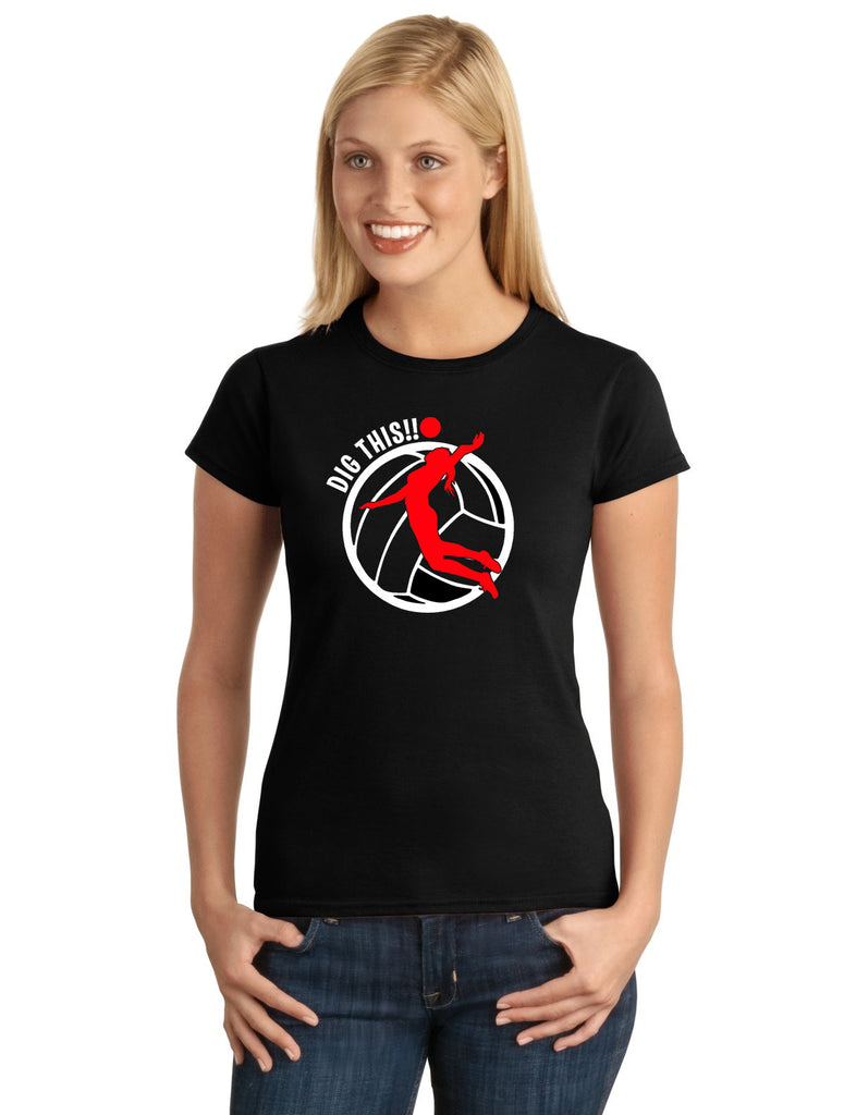 Dig This Volleyball V1 Graphic Transfer Design Shirt
