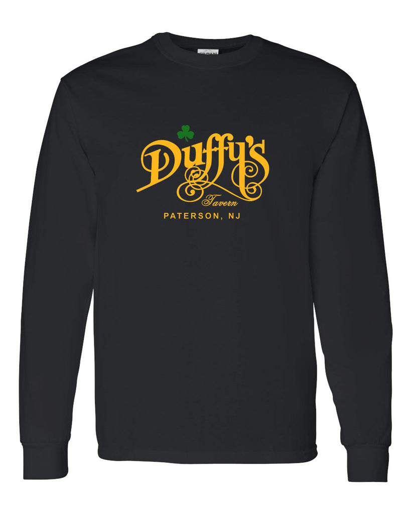 duffy's tavern gildan - heavy cotton™ long sleeve t-shirt w/ duffy's logo v1 on front