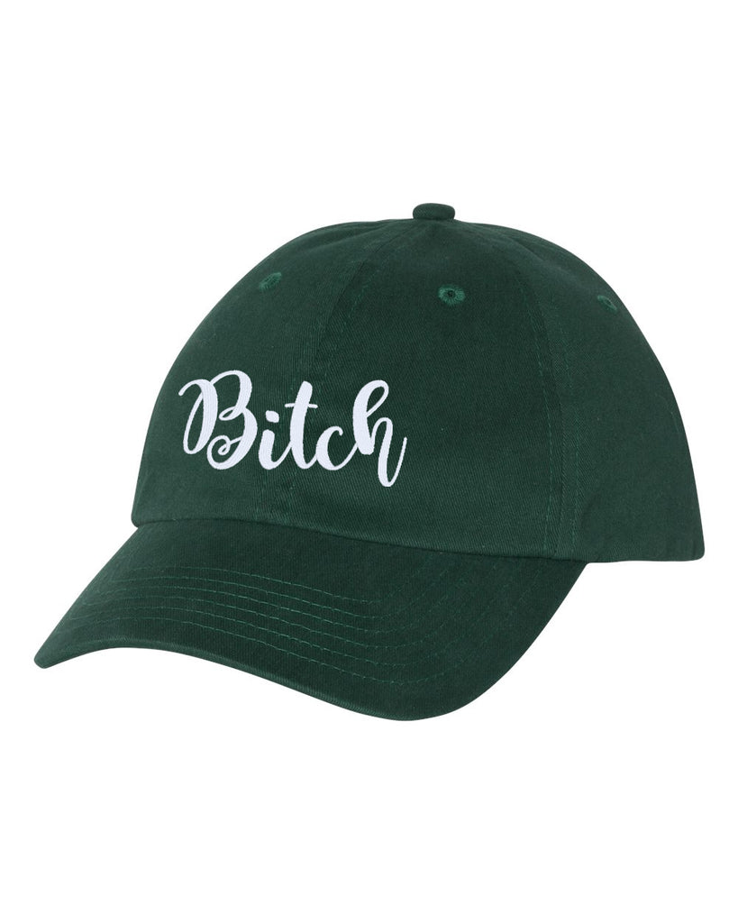 bitch unstructured baseball style cap