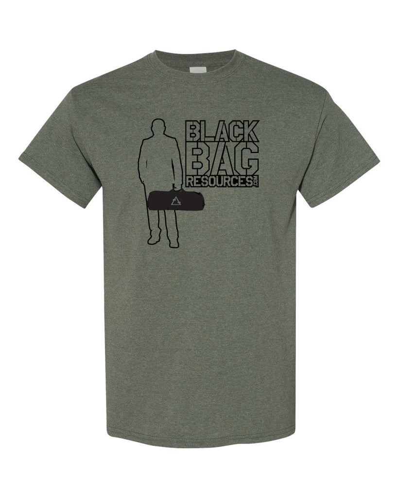 Black Bag Resources - Who's Watching Your Back - 2 Color Printed Graphic Tee