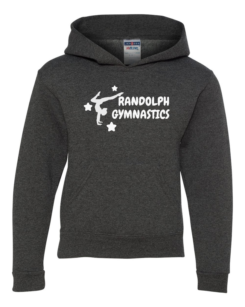 Randolph Gymnastics Hoodie w/ Logo Design V1 on Front