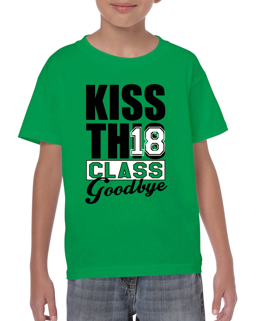 kiss this class goodbye 2018 v1 graphic transfer design shirt