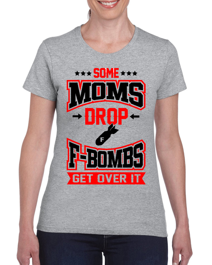 some moms drop f-bombs v1 graphic transfer design shirt
