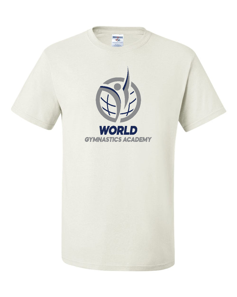 World Gymnastics JERZEES - Dri-Power® 50/50 T-Shirt - 29MR w/ 2 Color Design on Front