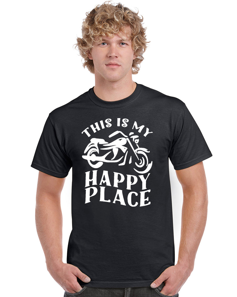 This is My Happy Place Motorcycle V1 Graphic Transfer Design