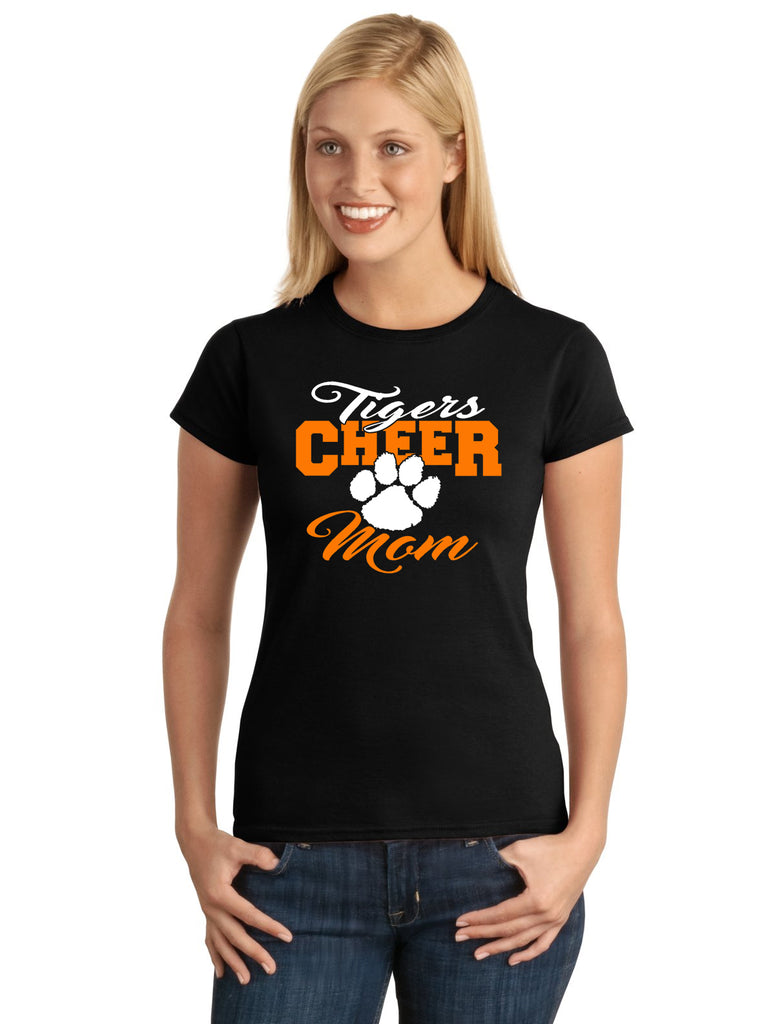 Tigers Cheer Mom V1 Graphic Transfer Design Shirt