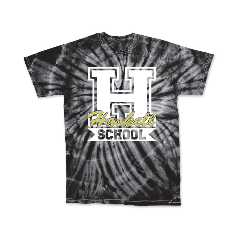 HASKELL School Cyclone Tye Dye Short Sleeve Tee w/ HASKELL School