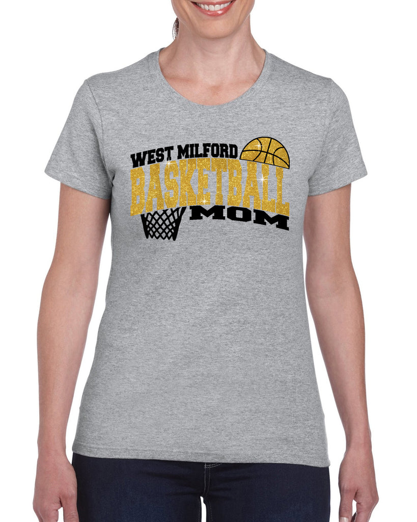 west milford basketball mom design-1618 graphic transfer design shirt