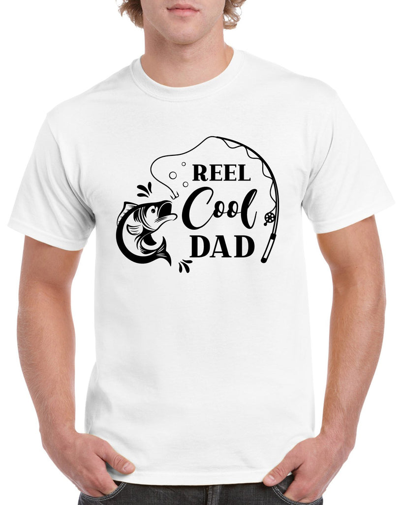 reel cool dad graphic design shirt
