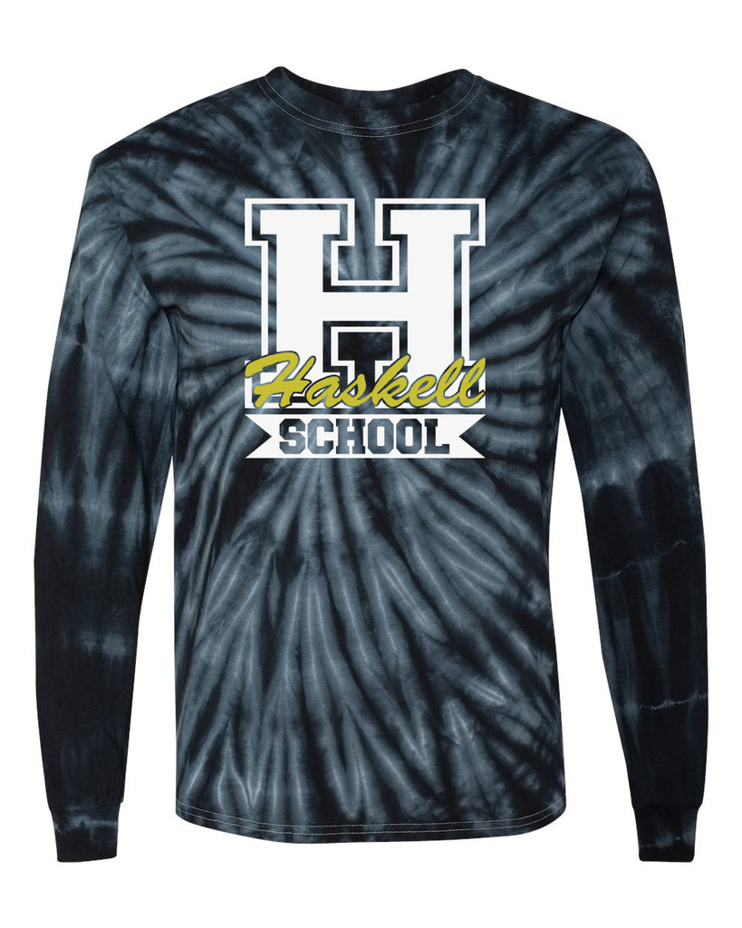 HASKELL School Cyclone Tye Dye Long Sleeve Tee w/ HASKELL School