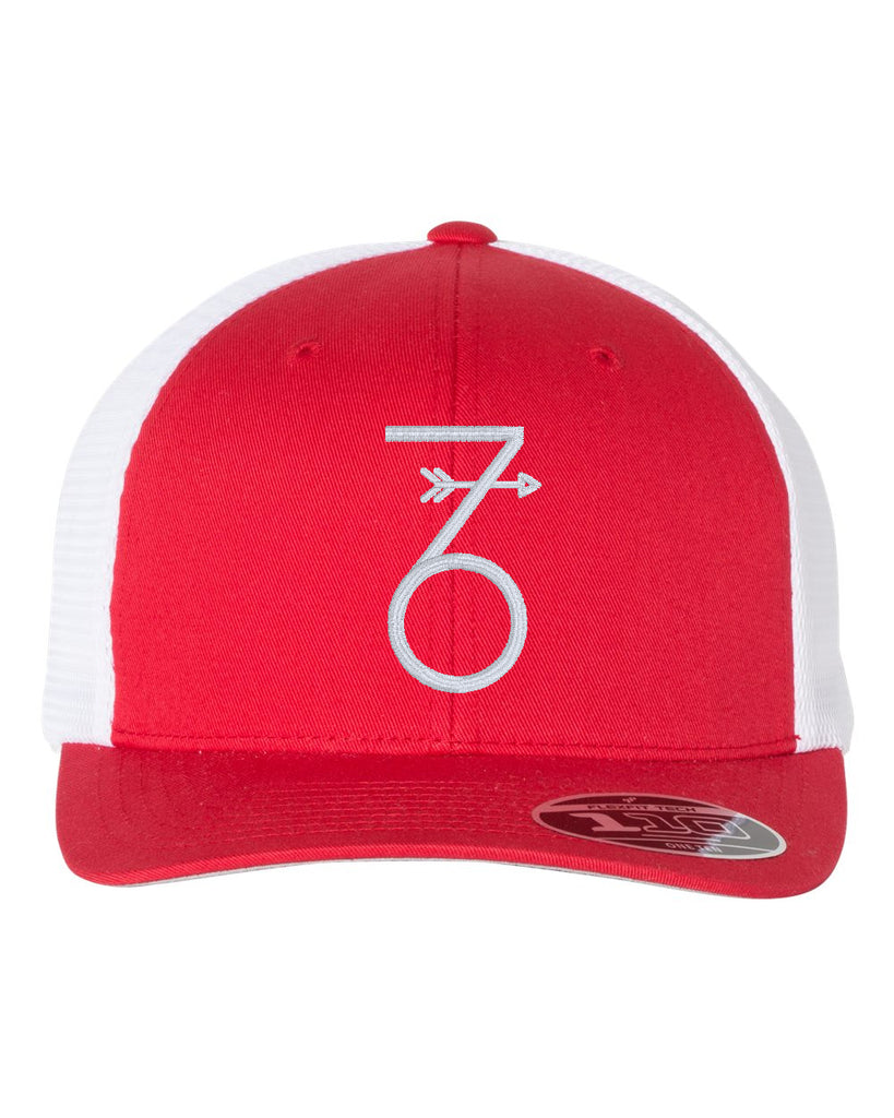 Troop 76 Flexfit - 110® Mesh-Back Cap - 110M w/ 76 emblem Embroidered on Front