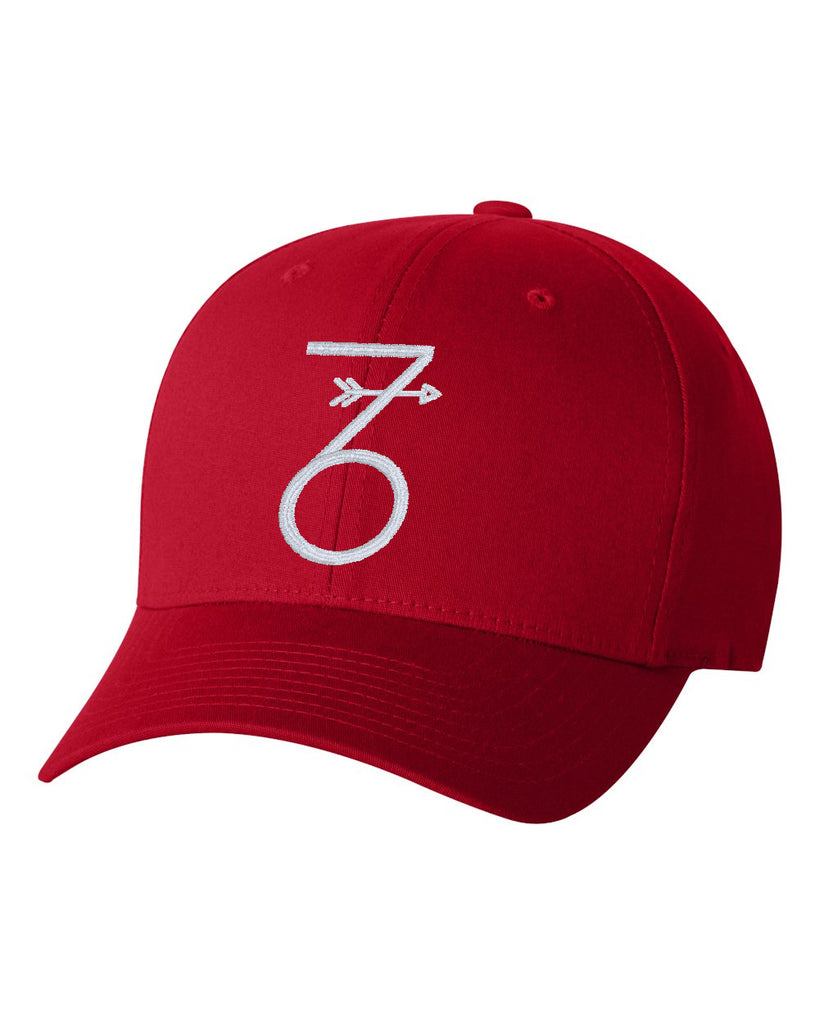 Troop 76 Flexfit - V-Flexfit® Cotton Twill Cap - 5001 w/ 76 emblem Embroidered on Front