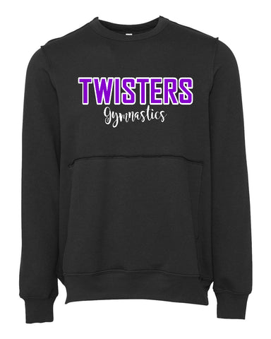 Twisters Gymnastics 100% Cotton Long Sleeve Tee w/ F5 Twister 2 Color Design