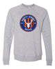 NJ Bucks Sponge Fleece Raglan Crewneck Sweatshirt - 3901 w/ NJB Circle Logo on Front