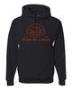 Erskine Lakes JERZEES - NuBlend® Hooded Sweatshirt - 996MR w/ EL24 Design on Front.