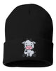 CUTE COW V1 Embroidered Cuffed Beanie Hat