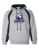 Drew Volleyball Badger - Hook Hooded Sweatshirt - 1262 w/ 4 Color V2 Design on Front.