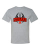 Hazleton Area Cougars - Sport Gray JERZEES - Dri-Power® 50/50 T-Shirt - 29MR w/ Cougars Football 310 Design on Front.