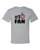 Lakeland Jr Soccer Club - Sport Gray JERZEES - Dri-Power® 50/50 T-Shirt - 29MR w/ Number One Fan Design on Front.