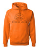 Erskine Lakes JERZEES - NuBlend® Hooded Sweatshirt - 996MR w/ EL24 Design on Front.