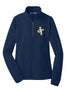 Jefferson Cheer Navy Port Authority® Microfleece 1/2-Zip Pullover L224 w/ JT Design Embroidered on Left Chest