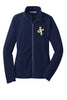 Jefferson Cheer Navy Port Authority® Microfleece Jacket F223 w/ JT Design Embroidered on Left Chest