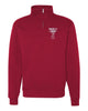 Troop 76 JERZEES - Nublend® Cadet Collar Quarter-Zip Sweatshirt - 995MR w/ Troop 76 Embroidered on Front Left Chest.