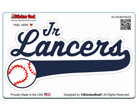 Jr. Lancers Baseball Next Level - Women's Ideal Racerback Tank - 1533 w/ JRL Logo on Front.