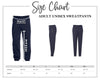 ryerson middle school navy jerzees - nublend® sweatpants - 973br w/ class of 2026 design down left leg