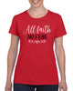 all faith no fear v1 graphic transfer design shirt