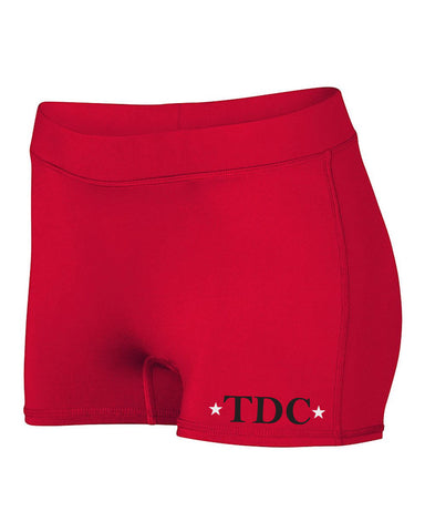 TDC - White Short Sleeve Tee w/ TDC Comp Dancer Logo on Front.
