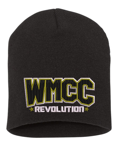 WMCC Black Flexfit Dad Hat w/ Logs Front & Back.