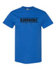 bloomingdale pta royal short sleeve tee w/ bloomingdale pride logo on front