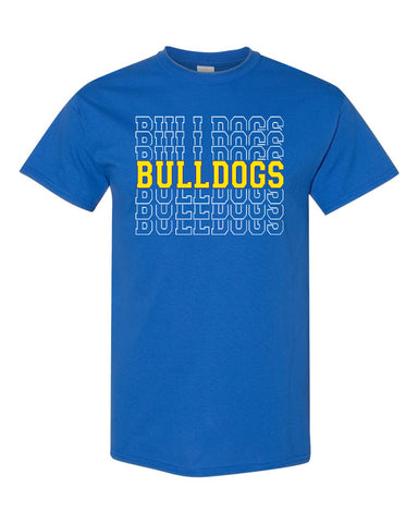 Butler Bulldogs Royal B-Core Sleeveless Hooded T-Shirt - 4108 w/ GO Bulldogs 2 Color Design