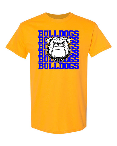 Bulldogs 6006 Classic Snapback Cap w/ Bulldogs 2 Color  "B" Logo on Front.