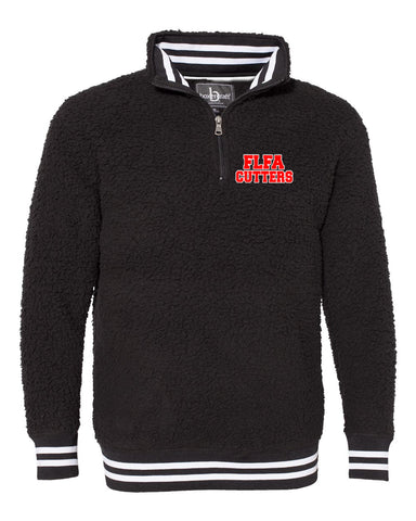 FLFA Custom Red Black-White Authentic Baseball Jersey w/ TeamName: CUTTERS