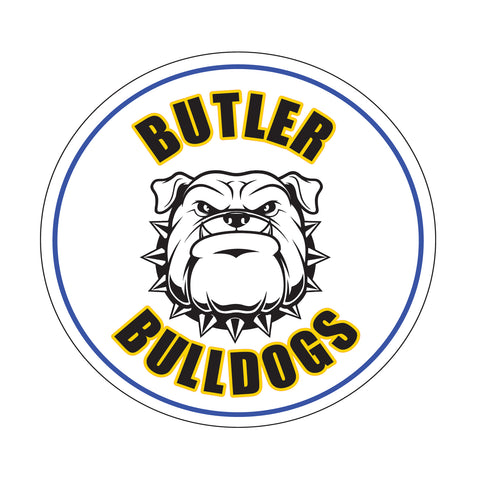 Bulldogs "B" Logo -  5.5" Round Magnet