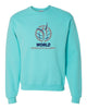 World Gymnastics JERZEES - NuBlend® Crewneck Sweatshirt - 562MR w/ 2 Color Design on Front