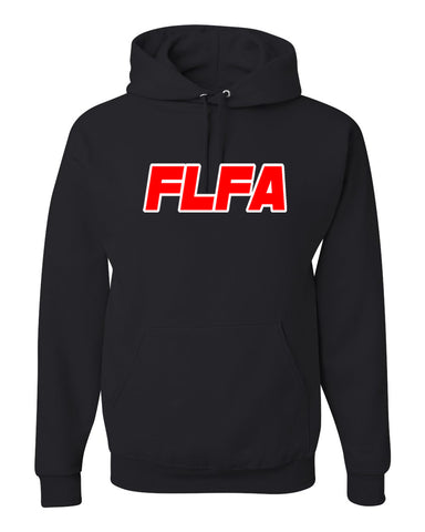 FLFA Black Code Five - Urban Camo Hooded Sweatshirt - 3967  w/ FLFA Cutters CHEER/FOOTBALL Logo on Front