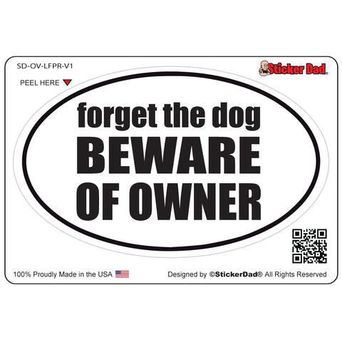IN DOG BEERS, I'VE ONLY HAD ONE 3" x 1-1/4" Hard Hat-Helmet Full Color Printed Decal