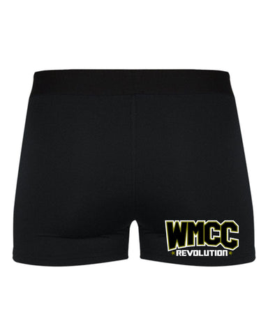 WMCC Black Hoodie w/ WMCC Logo in 3 Color SPANGLE on Front.