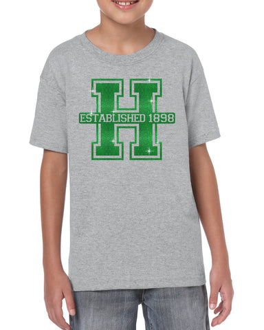 Hopatcong Hooded Sweatshirt w/ Large Front Logo Graphic Transfer Design Sweatshirt