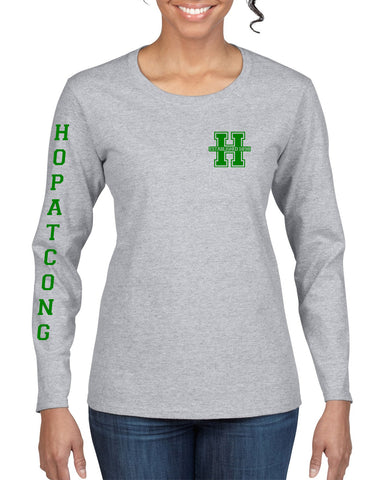 Hopatcong Hooded Sweatshirt w/ Large Front Logo Graphic Transfer Design Sweatshirt